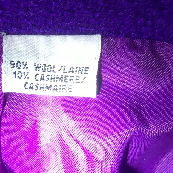 Genny Purple Suit Jacket Skirt Original Owner size 10 - Picture 8 of 15